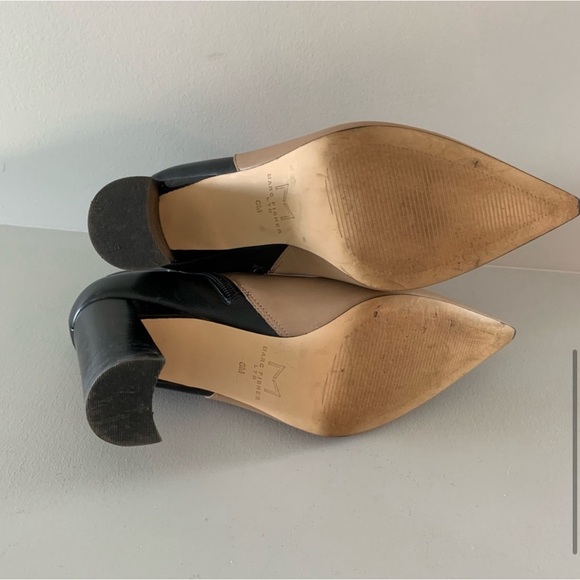 Marc Fisher black tan booties Size 6 - Picture 5 of 7